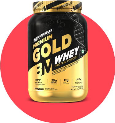 Buy Whey Protein powder online - BigMuscles Nutrition Premium GoldWhey