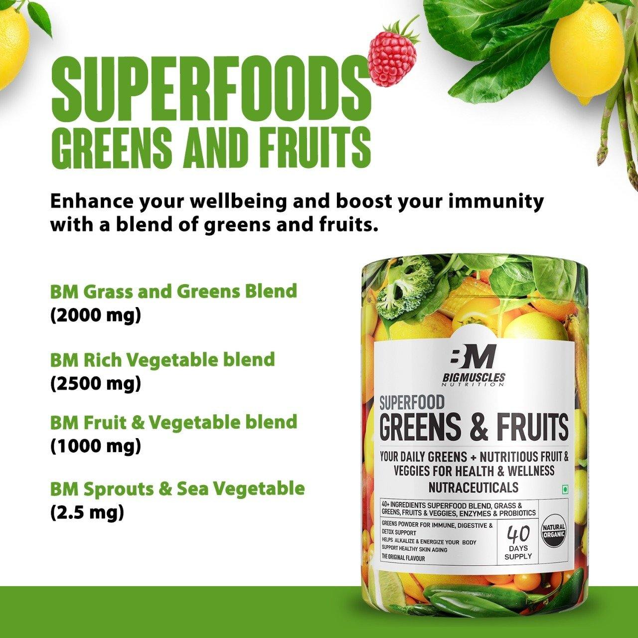 Superfood | Greens and Fruits